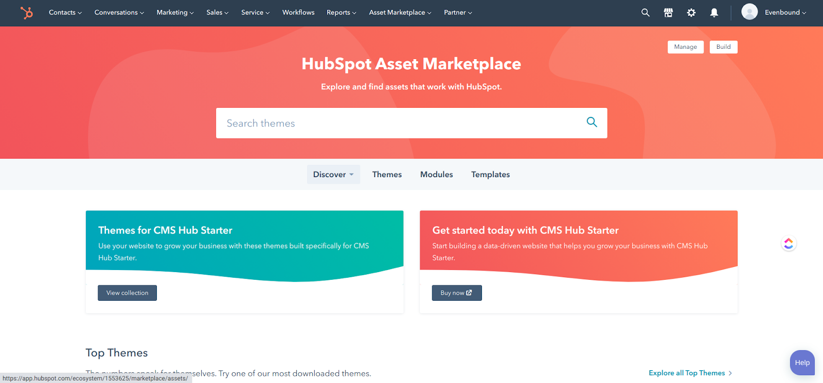 Hubspot Assets Marketplace