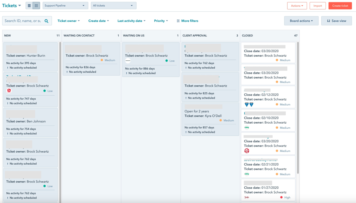 UpdatedHubSpot Ticket Pipeline