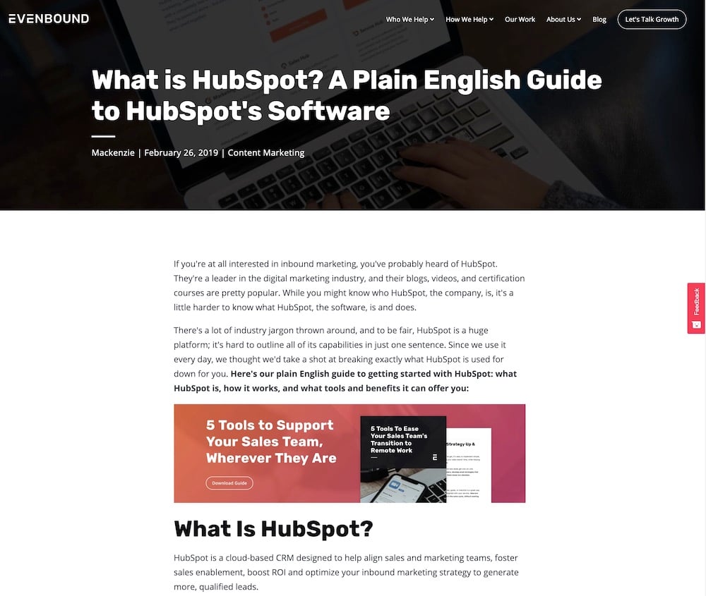 What is HubSpot Image