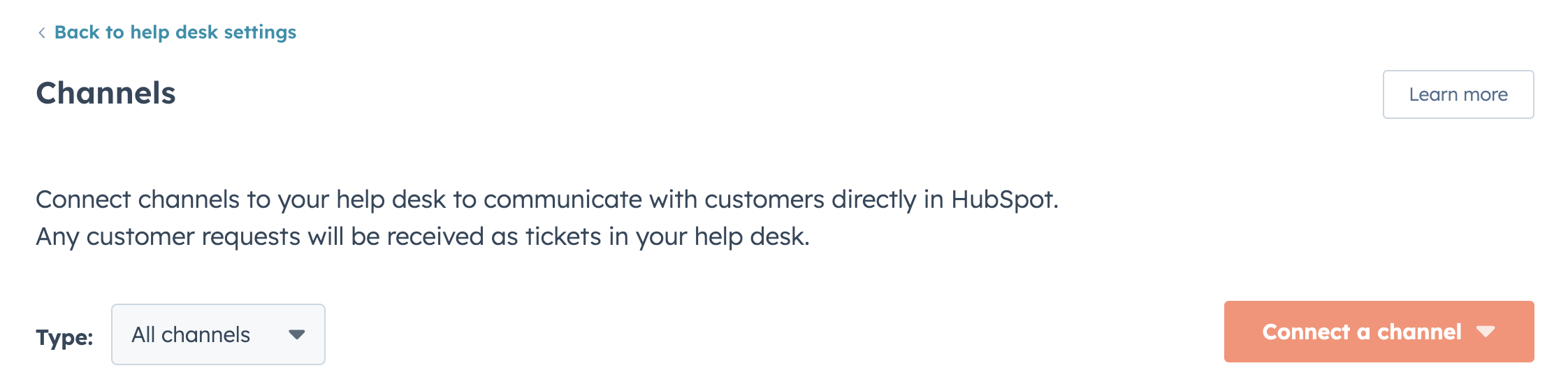 Connecting Help Desk Channels