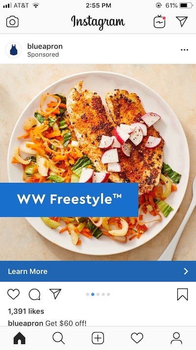6 Types of Instagram Ads [With Examples]