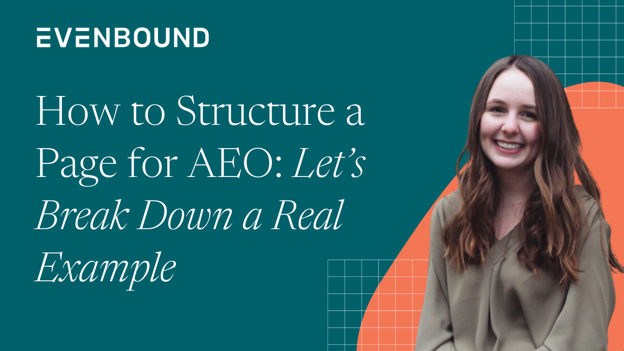  How to Structure a Page for AEO: Let’s Break Down a Real Example