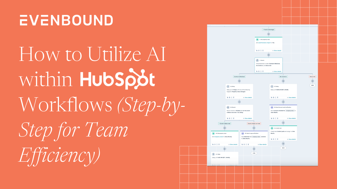 How to Utilize AI within HubSpot Workflows (Step-by-Step for Team Efficiency)